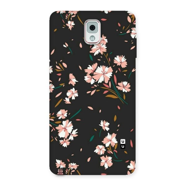 Floral Petals Peach Back Case for Galaxy Note 3
