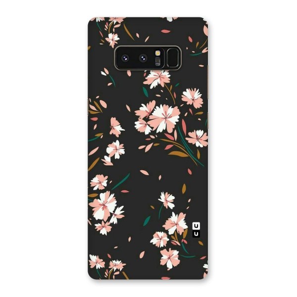 Floral Petals Peach Back Case for Galaxy Note 8