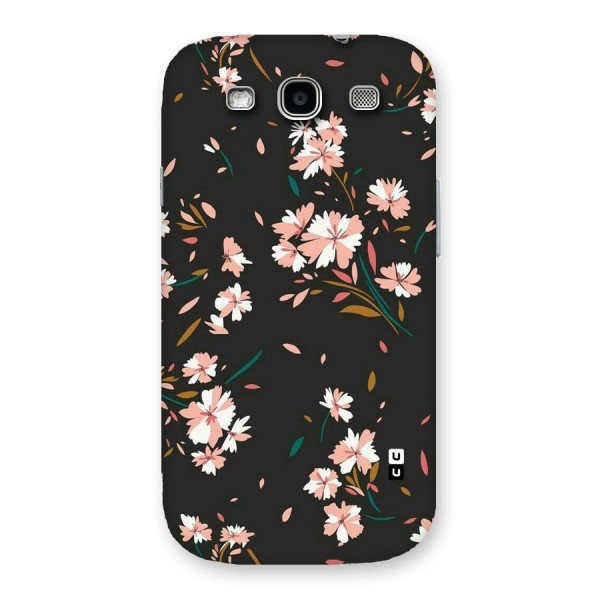 Floral Petals Peach Back Case for Galaxy S3