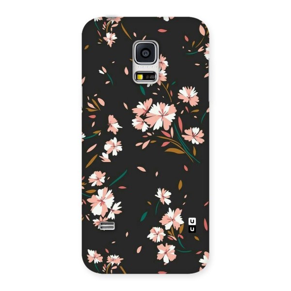 Floral Petals Peach Back Case for Galaxy S5 Mini
