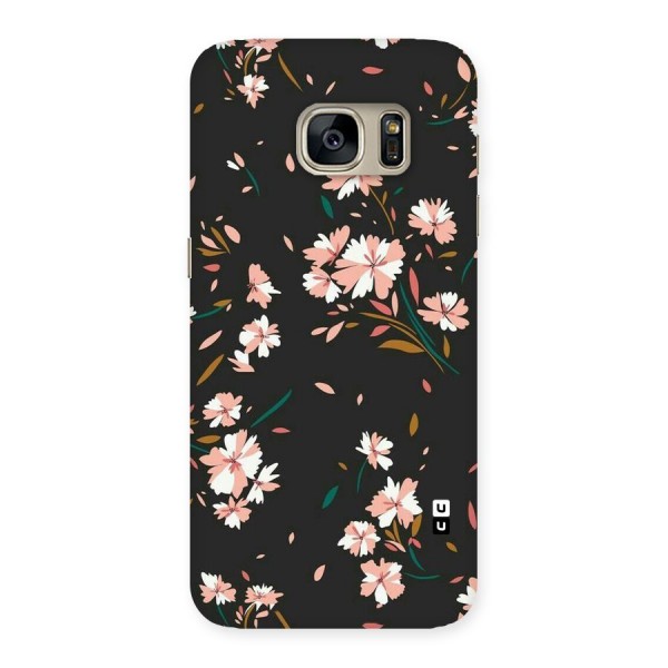 Floral Petals Peach Back Case for Galaxy S7