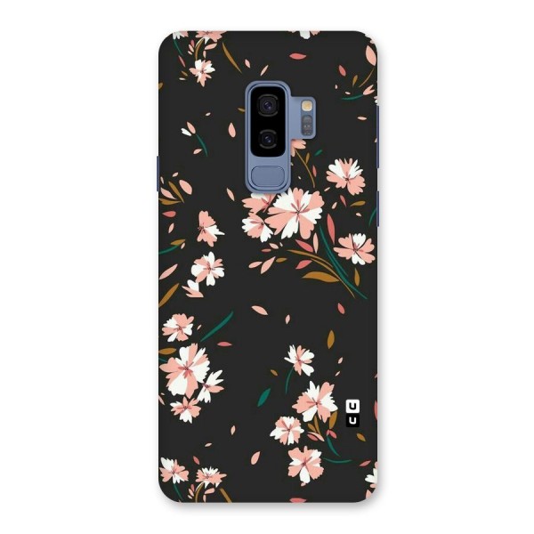 Floral Petals Peach Back Case for Galaxy S9 Plus