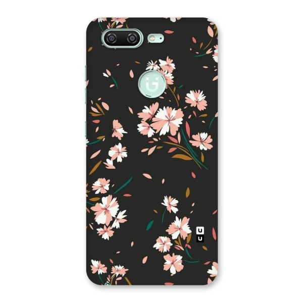 Floral Petals Peach Back Case for Gionee S10