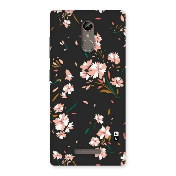 Floral Petals Peach Back Case for Gionee S6s