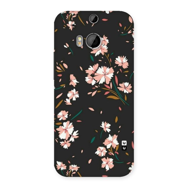 Floral Petals Peach Back Case for HTC One M8