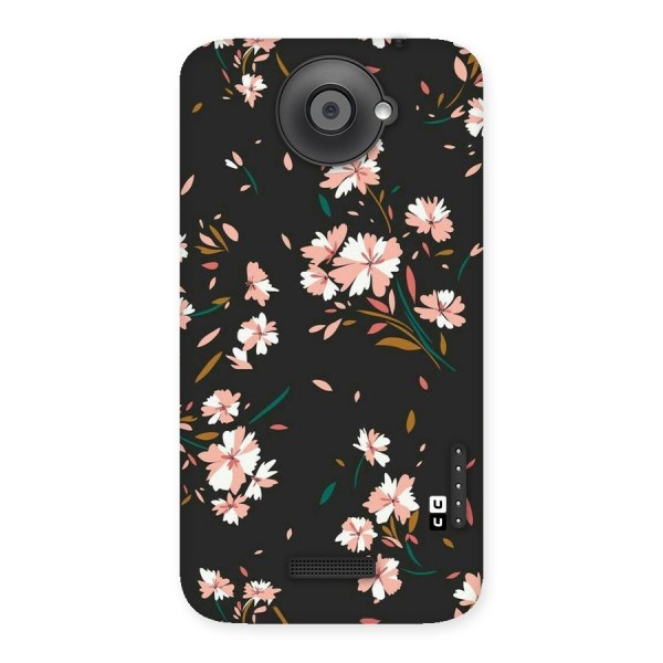 Floral Petals Peach Back Case for HTC One X