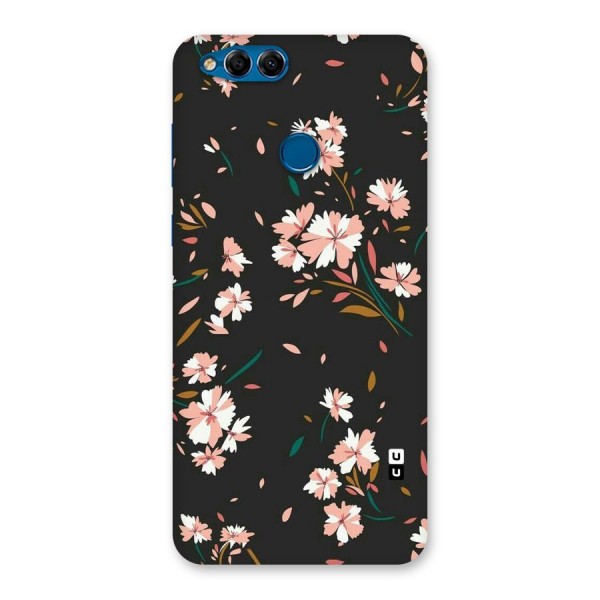 Floral Petals Peach Back Case for Honor 7X