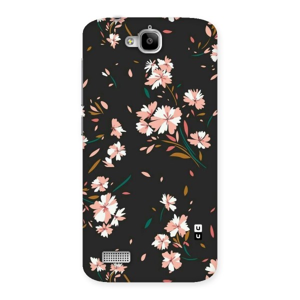 Floral Petals Peach Back Case for Honor Holly