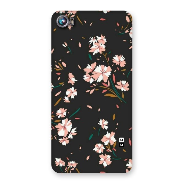 Floral Petals Peach Back Case for Micromax Canvas Fire 4 A107