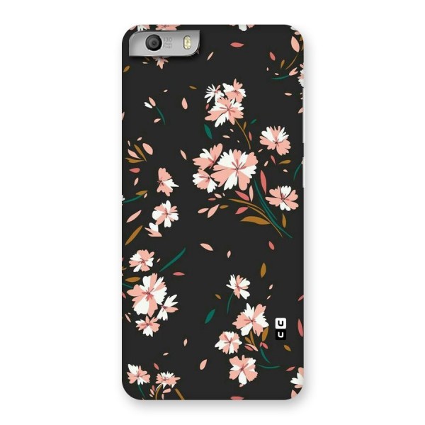 Floral Petals Peach Back Case for Micromax Canvas Knight 2
