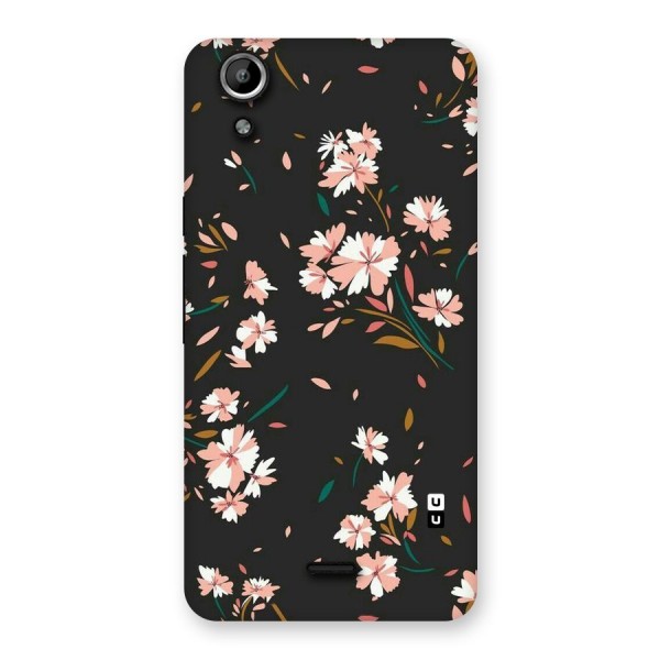 Floral Petals Peach Back Case for Micromax Canvas Selfie Lens Q345
