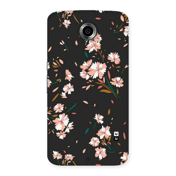 Floral Petals Peach Back Case for Nexsus 6