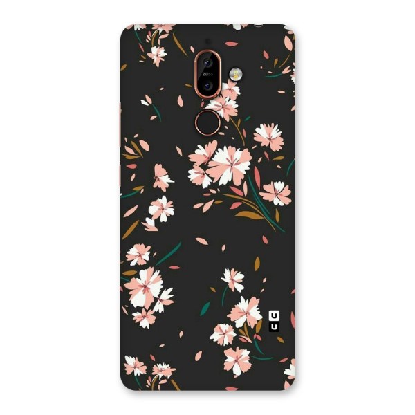 Floral Petals Peach Back Case for Nokia 7 Plus
