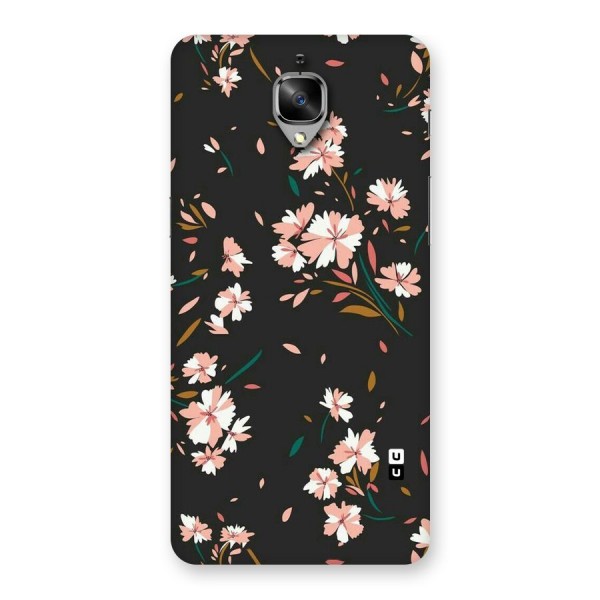 Floral Petals Peach Back Case for OnePlus 3