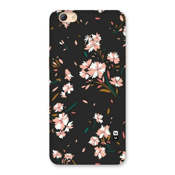 Floral Petals Peach Back Case for Oppo F3 Plus
