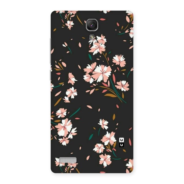 Floral Petals Peach Back Case for Redmi Note Prime