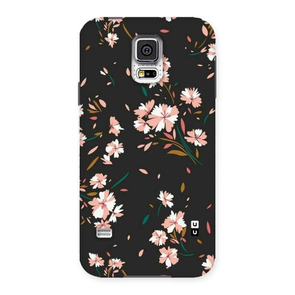 Floral Petals Peach Back Case for Samsung Galaxy S5