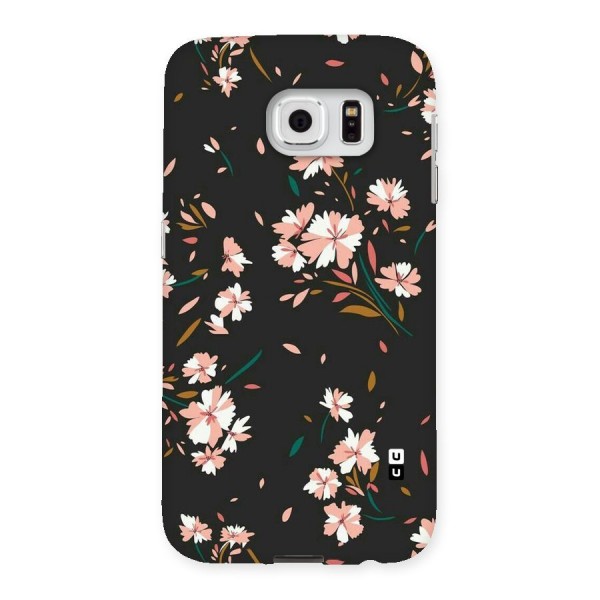 Floral Petals Peach Back Case for Samsung Galaxy S6