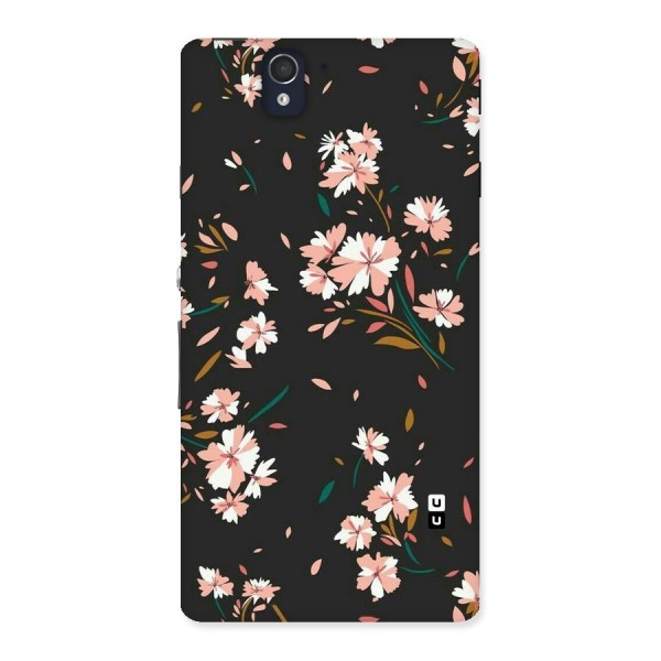 Floral Petals Peach Back Case for Sony Xperia Z