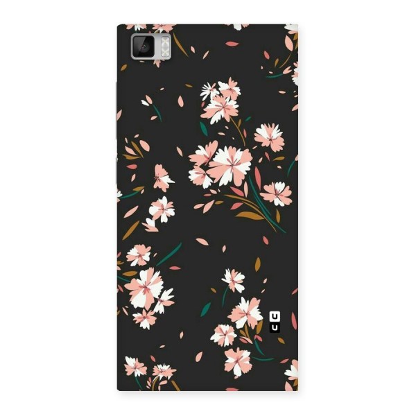 Floral Petals Peach Back Case for Xiaomi Mi3