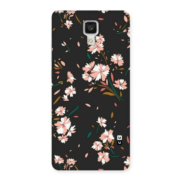 Floral Petals Peach Back Case for Xiaomi Mi 4