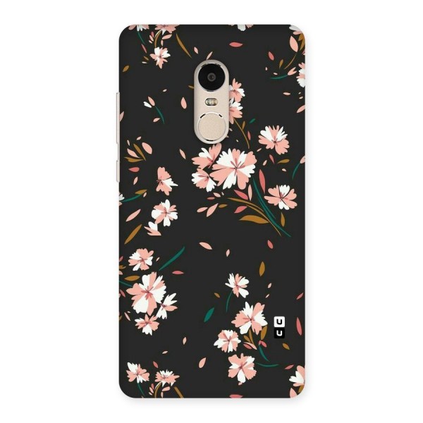 Floral Petals Peach Back Case for Xiaomi Redmi Note 4