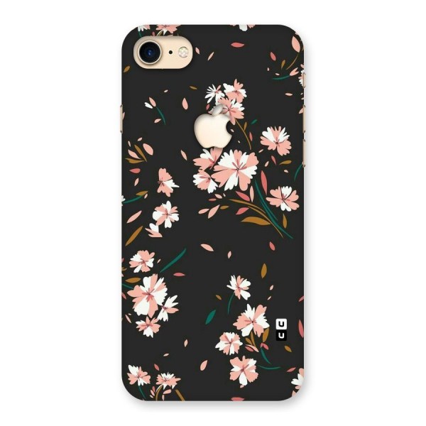 Floral Petals Peach Back Case for iPhone 7 Apple Cut