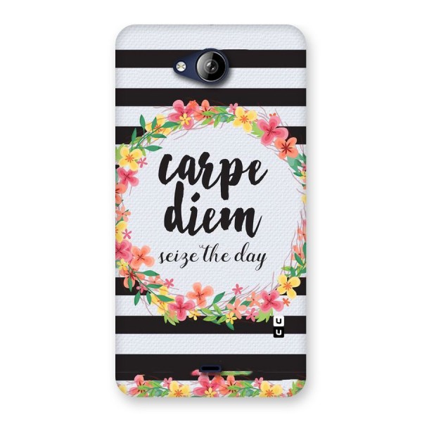 Floral Seize The Day Back Case for Canvas Play Q355