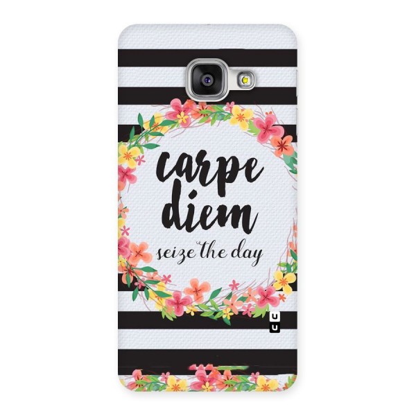 Floral Seize The Day Back Case for Galaxy A3 2016