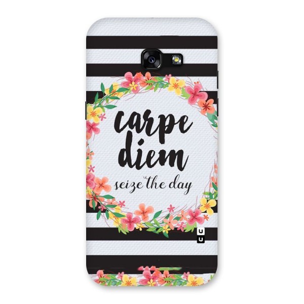 Floral Seize The Day Back Case for Galaxy A5 2017