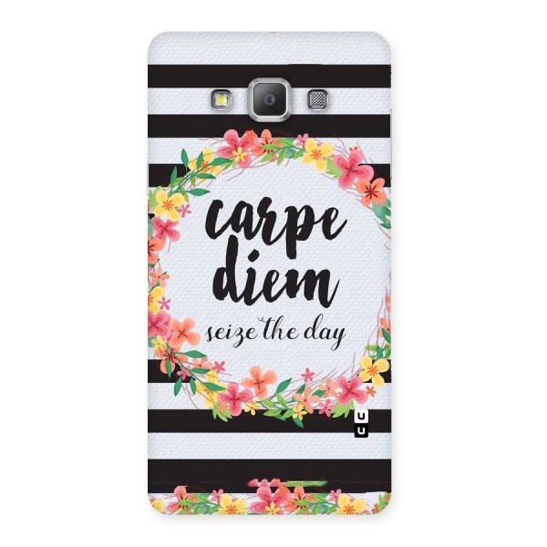 Floral Seize The Day Back Case for Galaxy A7