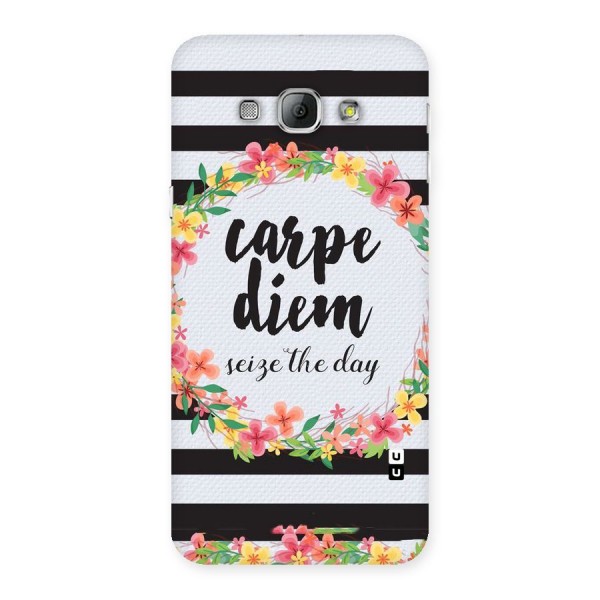 Floral Seize The Day Back Case for Galaxy A8