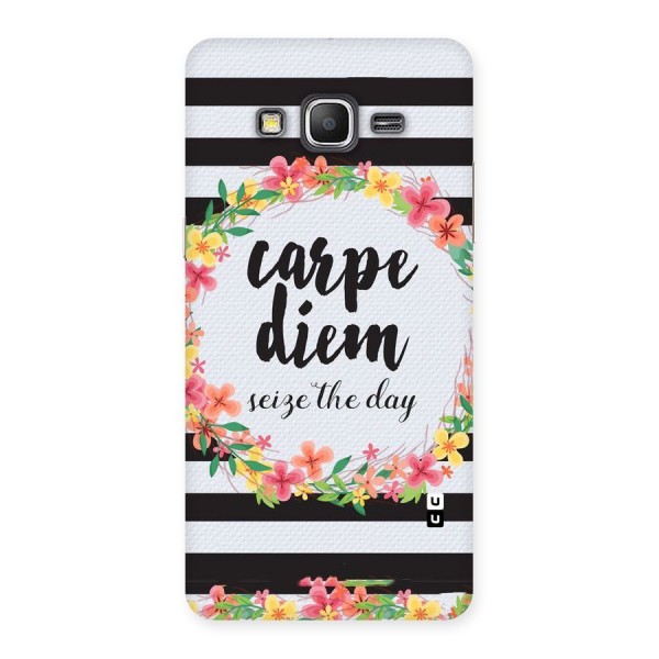 Floral Seize The Day Back Case for Galaxy Grand Prime