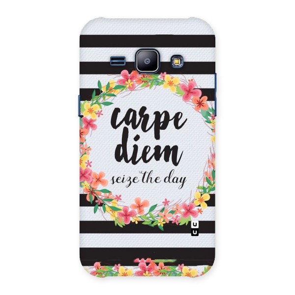 Floral Seize The Day Back Case for Galaxy J1