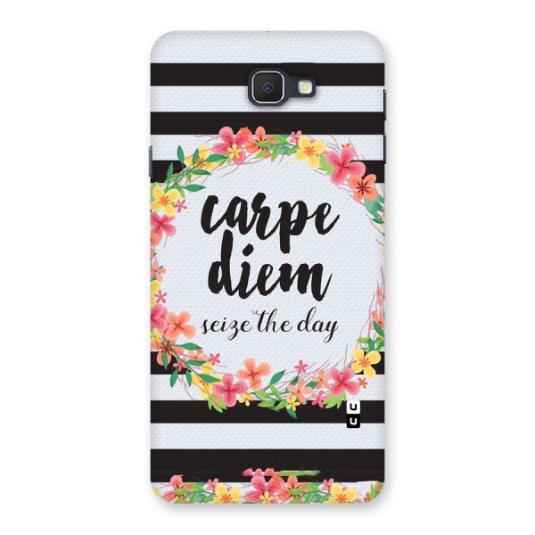 Floral Seize The Day Back Case for Galaxy On7 2016