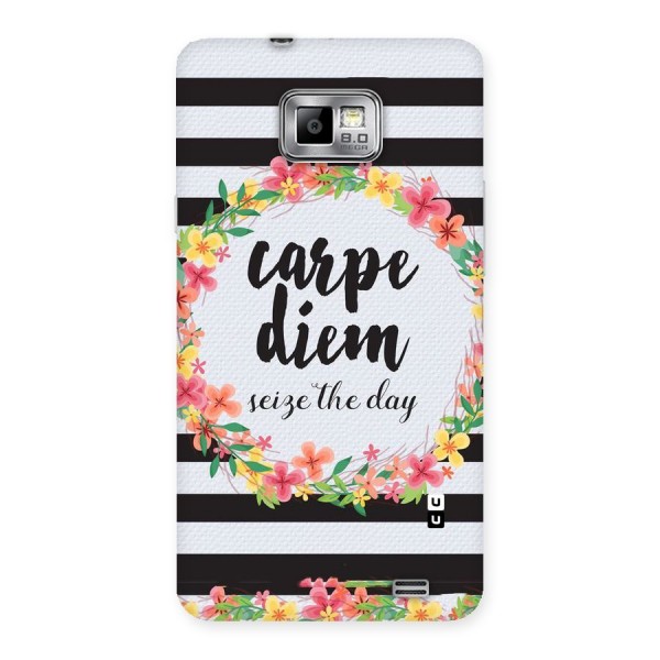 Floral Seize The Day Back Case for Galaxy S2