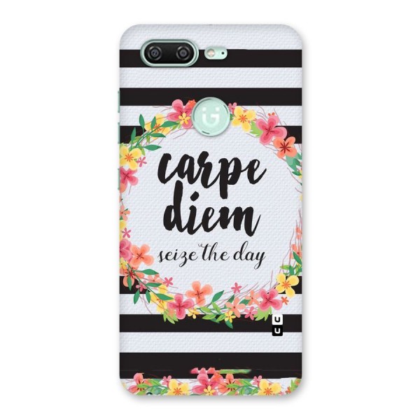 Floral Seize The Day Back Case for Gionee S10