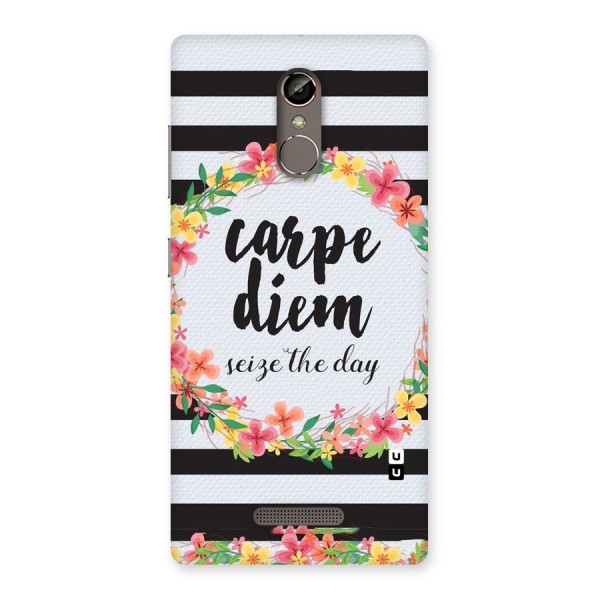 Floral Seize The Day Back Case for Gionee S6s
