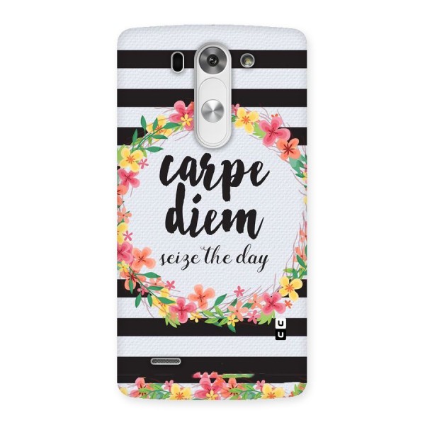 Floral Seize The Day Back Case for LG G3 Mini