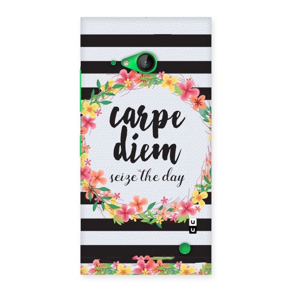 Floral Seize The Day Back Case for Lumia 730