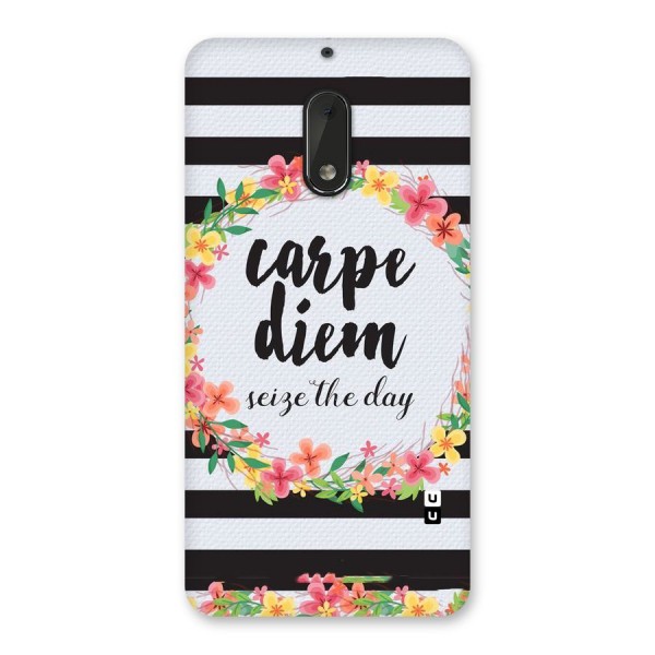 Floral Seize The Day Back Case for Nokia 6