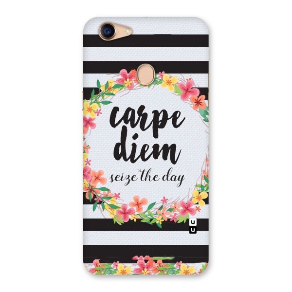 Floral Seize The Day Back Case for Oppo F5
