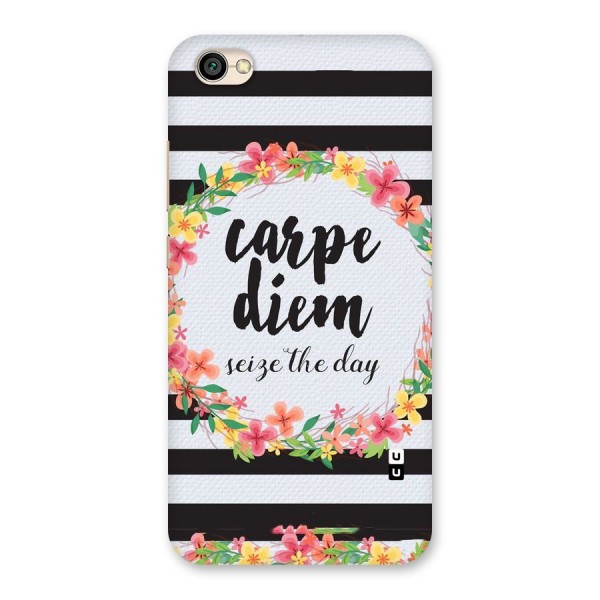 Floral Seize The Day Back Case for Redmi Y1 Lite