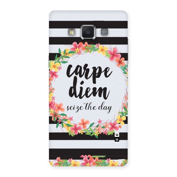 Floral Seize The Day Back Case for Samsung Galaxy A5