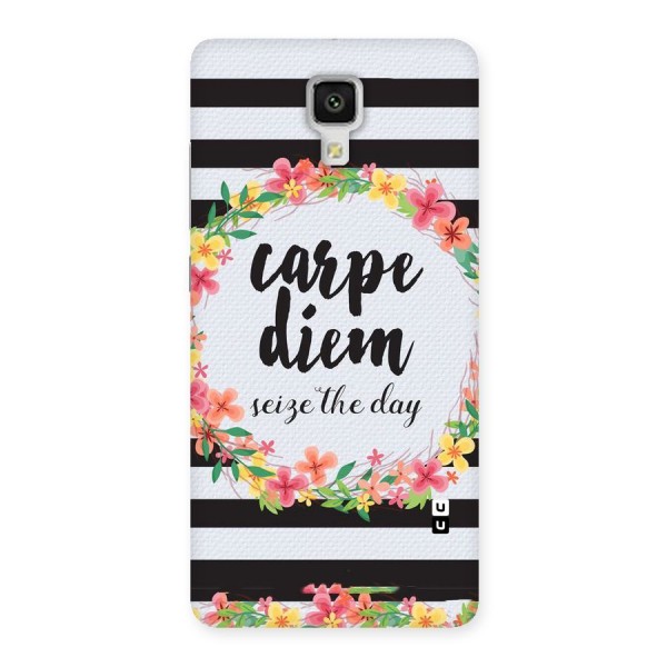 Floral Seize The Day Back Case for Xiaomi Mi 4