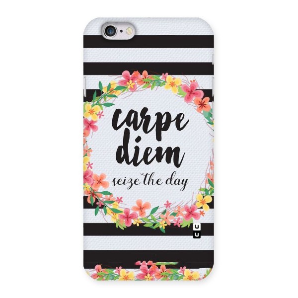Floral Seize The Day Back Case for iPhone 6 6S
