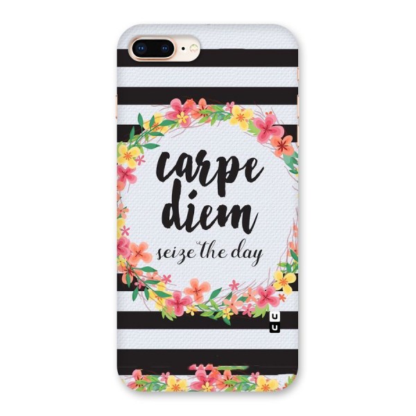 Floral Seize The Day Back Case for iPhone 8 Plus
