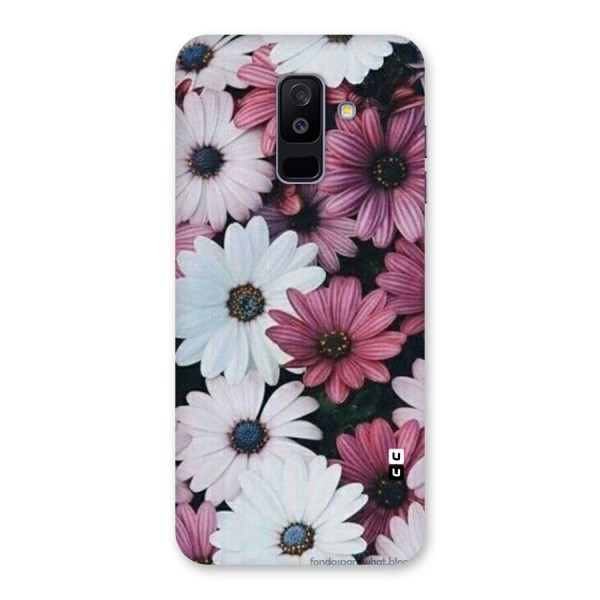 Floral Shades Pink Back Case for Galaxy A6 Plus