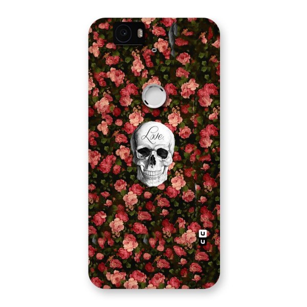 Floral Skull Love Back Case for Google Nexus-6P