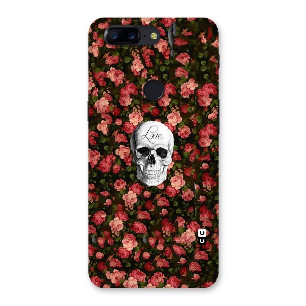 Floral Skull Love Back Case for OnePlus 5T